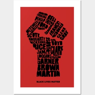 Black Lives Matter Victims Posters and Art